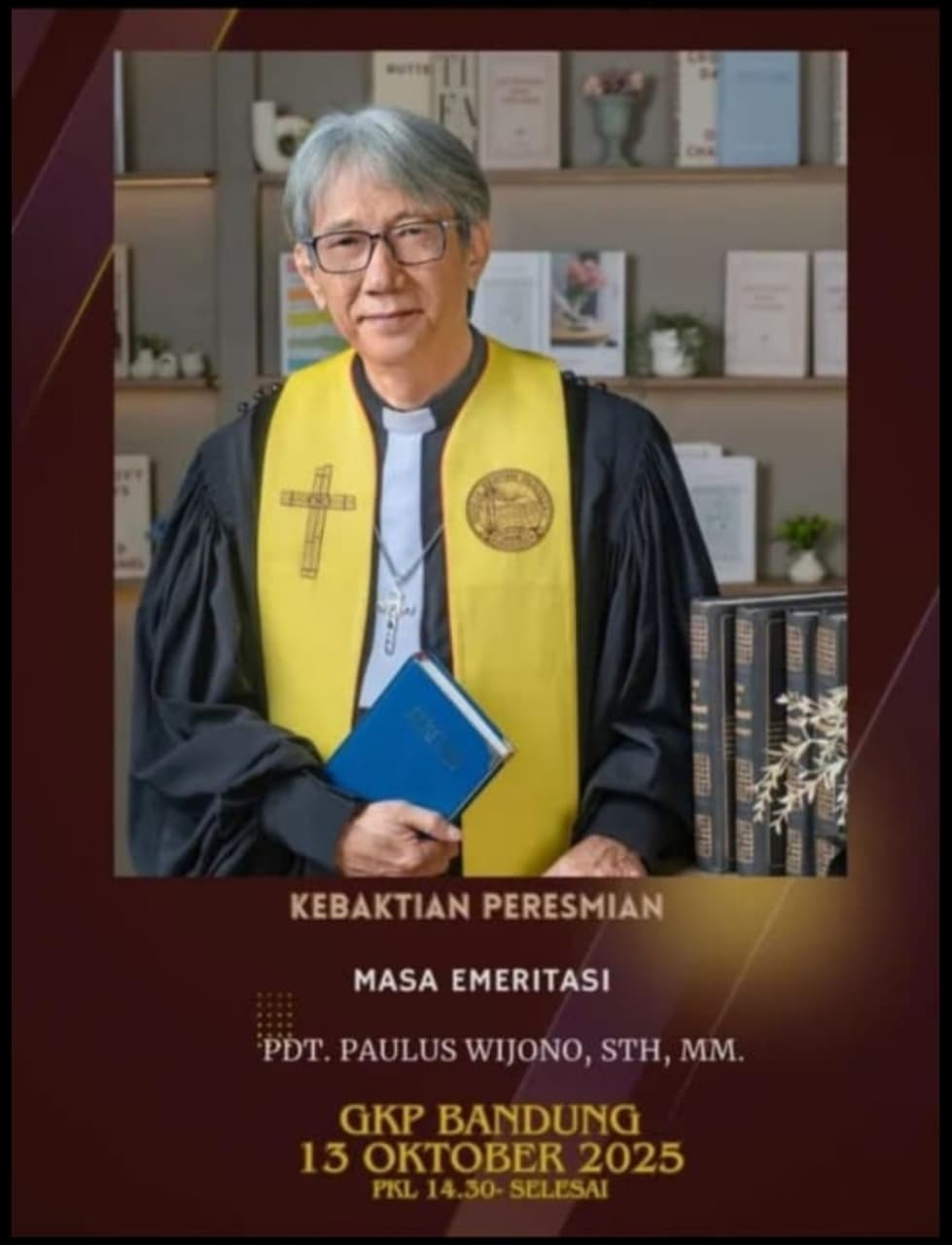 Kebaktian Emeritasi Pdt. Paulus Wijono, S.Th., MM. Di GKP Jemaat Bandung : “Speechless” 1 WhatsApp Image 2025-10-14 at 13.42.23