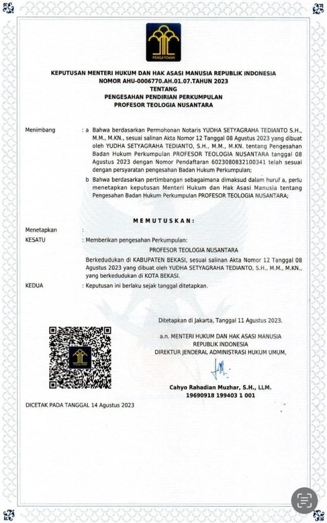 Prof. Hoga Saragih: Dari Akademia ke Pelayanan Publik Menyatukan Ilmuwan Teologi 2 IMG 20240603 WA0087 1